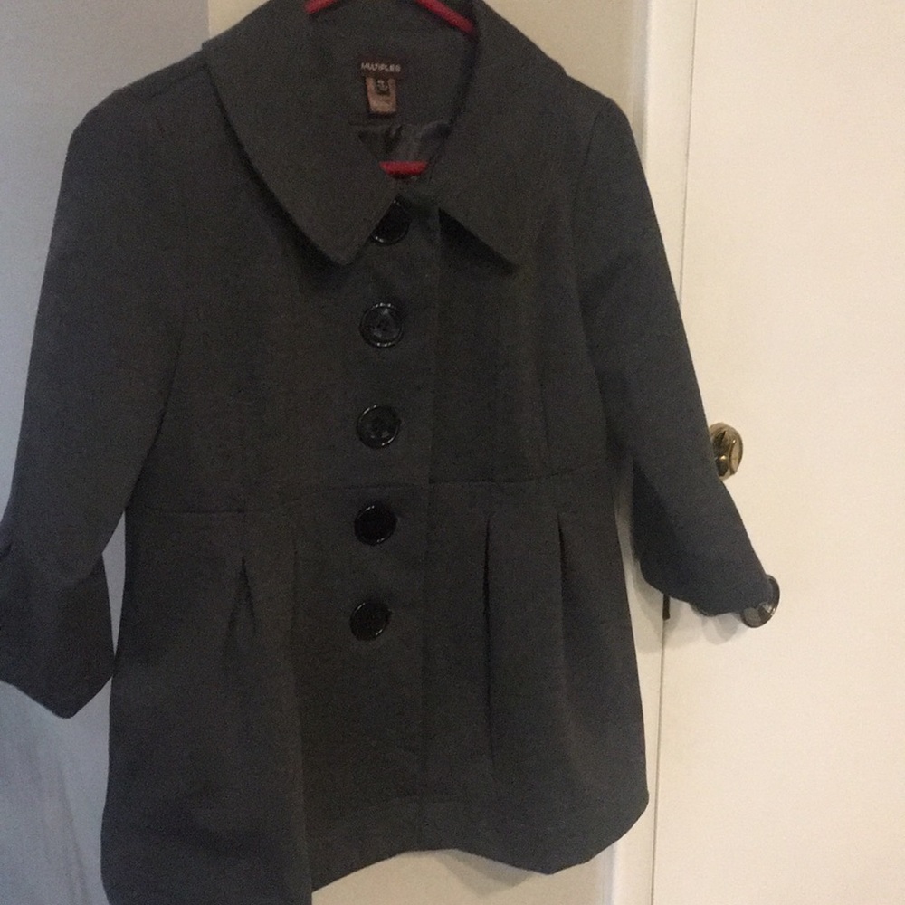 Petite small grey jacket.